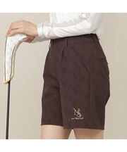 【Women's】モノグラムプリントキュロット