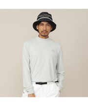 【Men's／ストレッチ／吸湿速乾／UVカット】ストレッチスムースモックネック