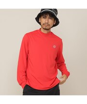 【Men's／ストレッチ／吸湿速乾／UVカット】ストレッチスムースモックネック