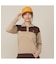 【Women's】カラーブロックニットPO