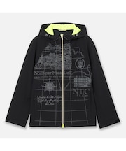 【Men's】GORDUR地図プリントパーカー