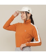 【Women's】吸湿発熱モックネック