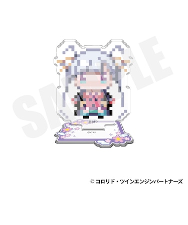 ミニアクリルスタンド（月見ヤチヨ　ドット絵ver.）A【2026年11月以降順次発送予定】