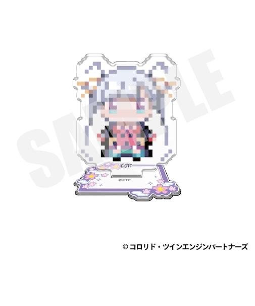 ミニアクリルスタンド（月見ヤチヨ　ドット絵ver.）A【2026年11月以降順次発送予定】