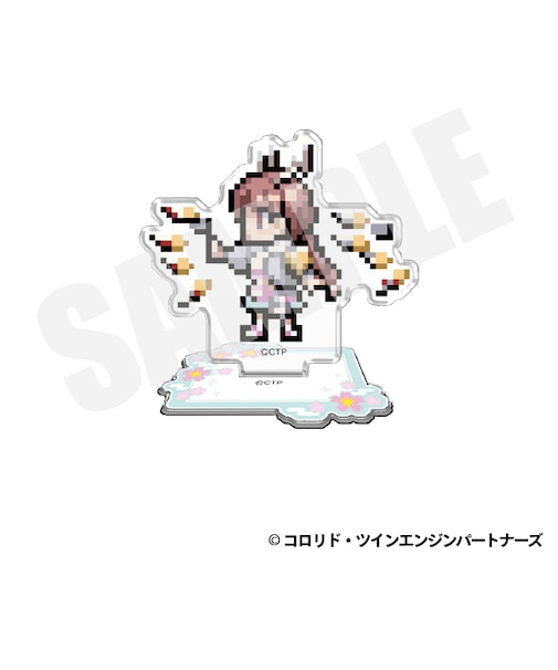 ミニアクリルスタンド（綾紬芦花/VR　ドット絵ver.）B【2026年11月以降順次発送予定】