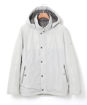 内キルト スタンドカラー ダウン ジャケット