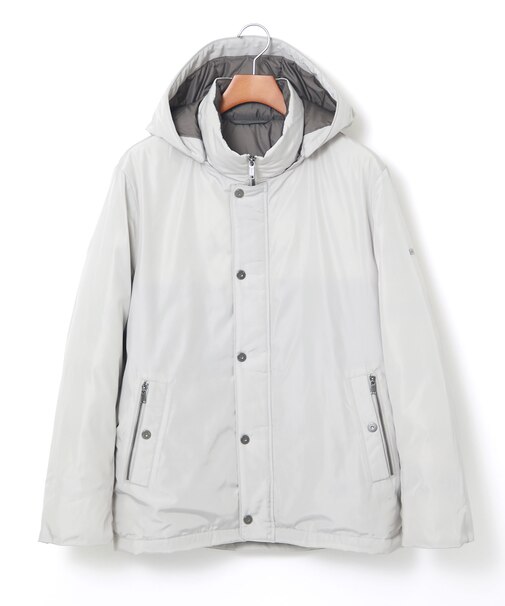 内キルト スタンドカラー ダウン ジャケット