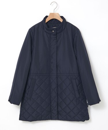 キルティング切り替え 中綿 ジャケット【撥水加工】