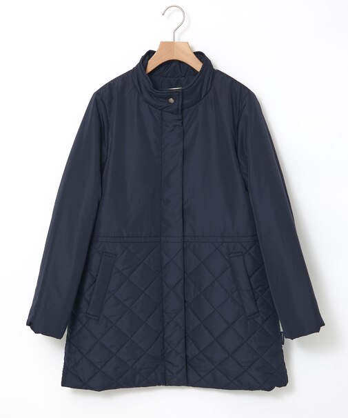 キルティング切り替え 中綿 ジャケット【撥水加工】