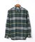 チェック柄 ボタンダウン シャツ