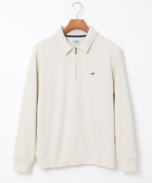 ハーフジップ ポロ トレーナー