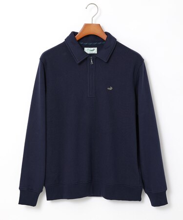 ハーフジップ ポロ トレーナー