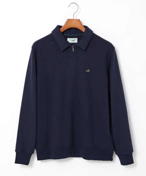 ハーフジップ ポロ トレーナー
