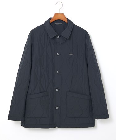 キルティング ステンカラー ジャケット