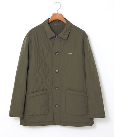 キルティング ステンカラー ジャケット