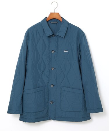 キルティング ステンカラー ジャケット