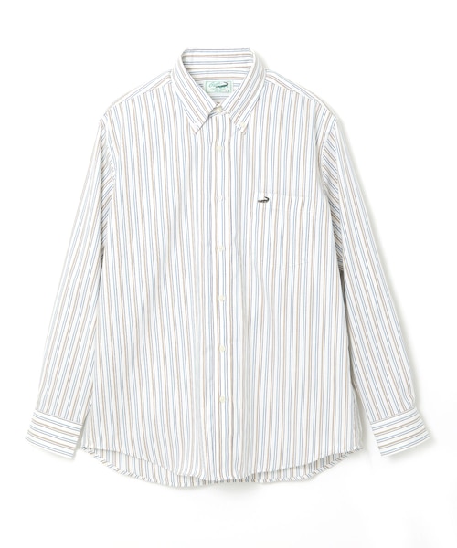 スーパーノンアイロンストレッチシャツ ボタンダウン 織柄｜オリヒカの