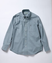 ノンアイロン ギンガムチェック ボタンダウンシャツ【シワになりにくい】