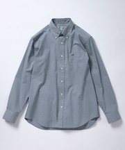 ノンアイロン ギンガムチェック ボタンダウンシャツ【シワになりにくい】