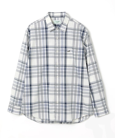 ノンアイロン マドラスチェック柄 シャツ 【シワになりにくい】