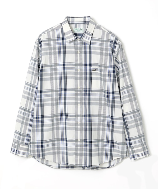 ノンアイロン マドラスチェック柄 シャツ 【シワになりにくい】