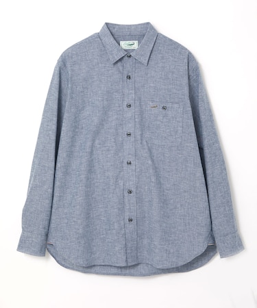 ノンアイロン ダンガリー シャツ【シワになりにくい】