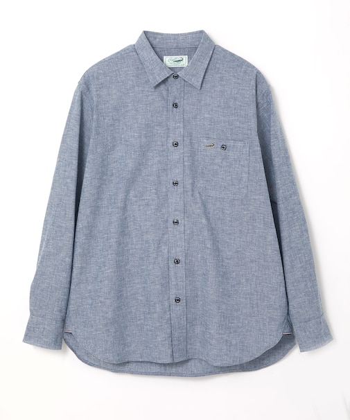 ノンアイロン ダンガリー シャツ【シワになりにくい】