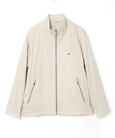 シャンブレーツイル ジップ ブルゾン【吸汗速乾】