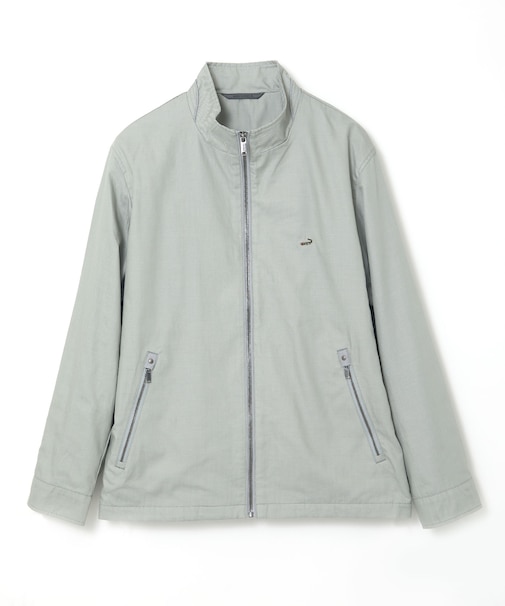 シャンブレーツイル ジップ ブルゾン【吸汗速乾】