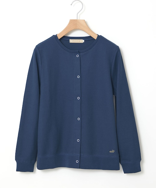 鹿の子 メランジ カーディガン