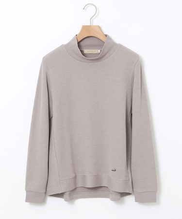 メランジリブ プルオーバー カットソー