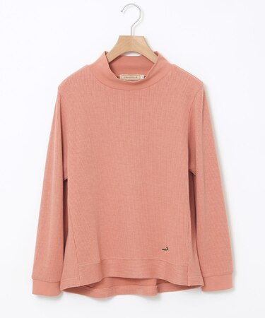 メランジリブ プルオーバー カットソー