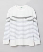 マリンボーダー ポケット付き Tシャツ