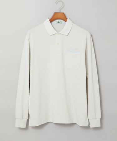 鹿の子 モチーフプリント ポロシャツ