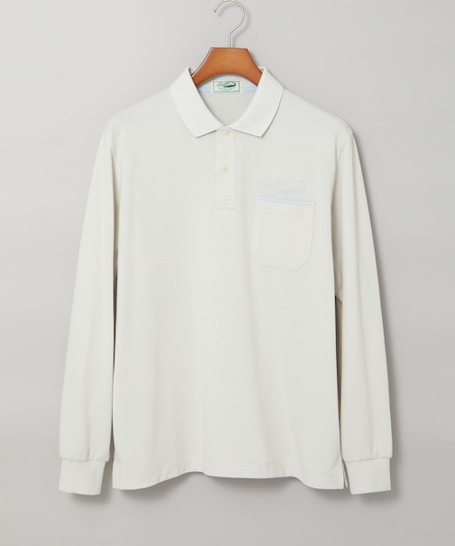 鹿の子 モチーフプリント ポロシャツ