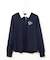 ロゴ刺繡 ラガーシャツ【オンラインショップ・一部店舗限定】