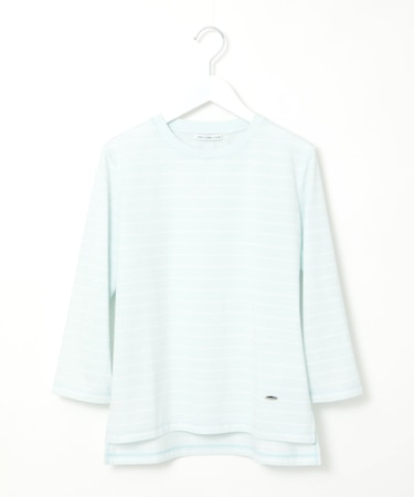ボーダー 7分袖 Tシャツ