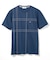 スノーコットン パネルチェック Tシャツ【接触冷感】