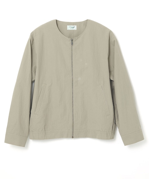 ノーカラー ジップ ブルゾン【オンラインショップ・一部店舗限定