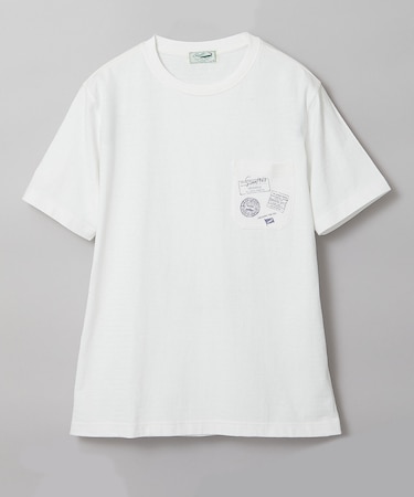 シャドーボーダー スタンププリント Tシャツ 【吸汗速乾】