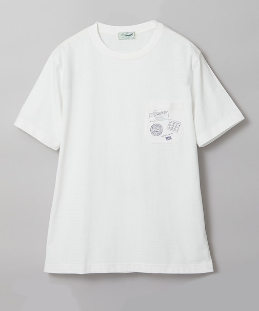 シャドーボーダー スタンププリント Tシャツ 【吸汗速乾】