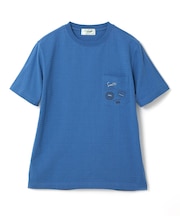 シャドーボーダー スタンププリント Tシャツ 【吸汗速乾】