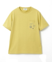 シャドーボーダー スタンププリント Tシャツ 【吸汗速乾】