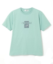 シャドーボーダー ロゴプリント Tシャツ 【吸汗速乾】