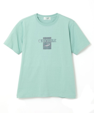 シャドーボーダー ロゴプリント Tシャツ 【吸汗速乾】