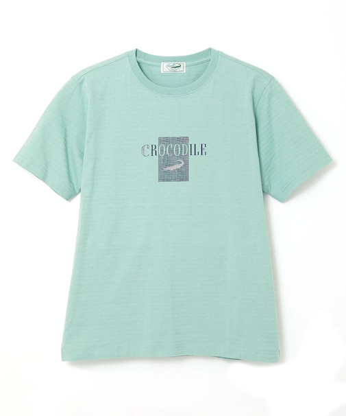 シャドーボーダー ロゴプリント Tシャツ 【吸汗速乾】