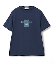 シャドーボーダー ロゴプリント Tシャツ 【吸汗速乾】