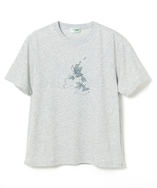 UK モチーフプリント Tシャツ