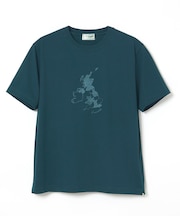 UK モチーフプリント Tシャツ