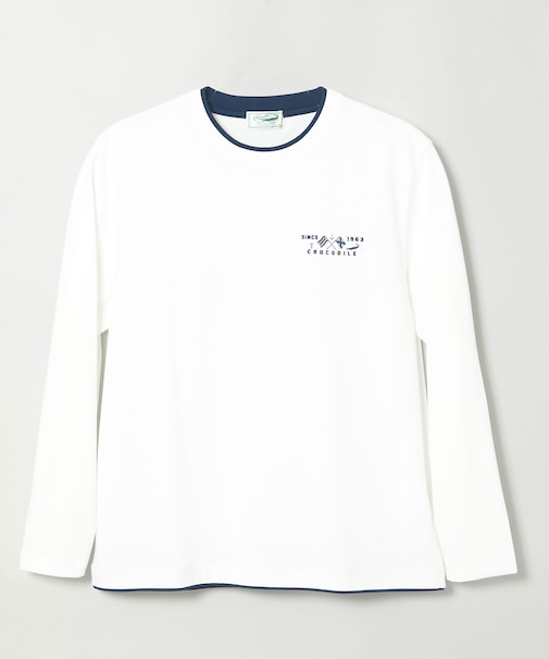 レイヤード風 ダブルフェイス Tシャツ
